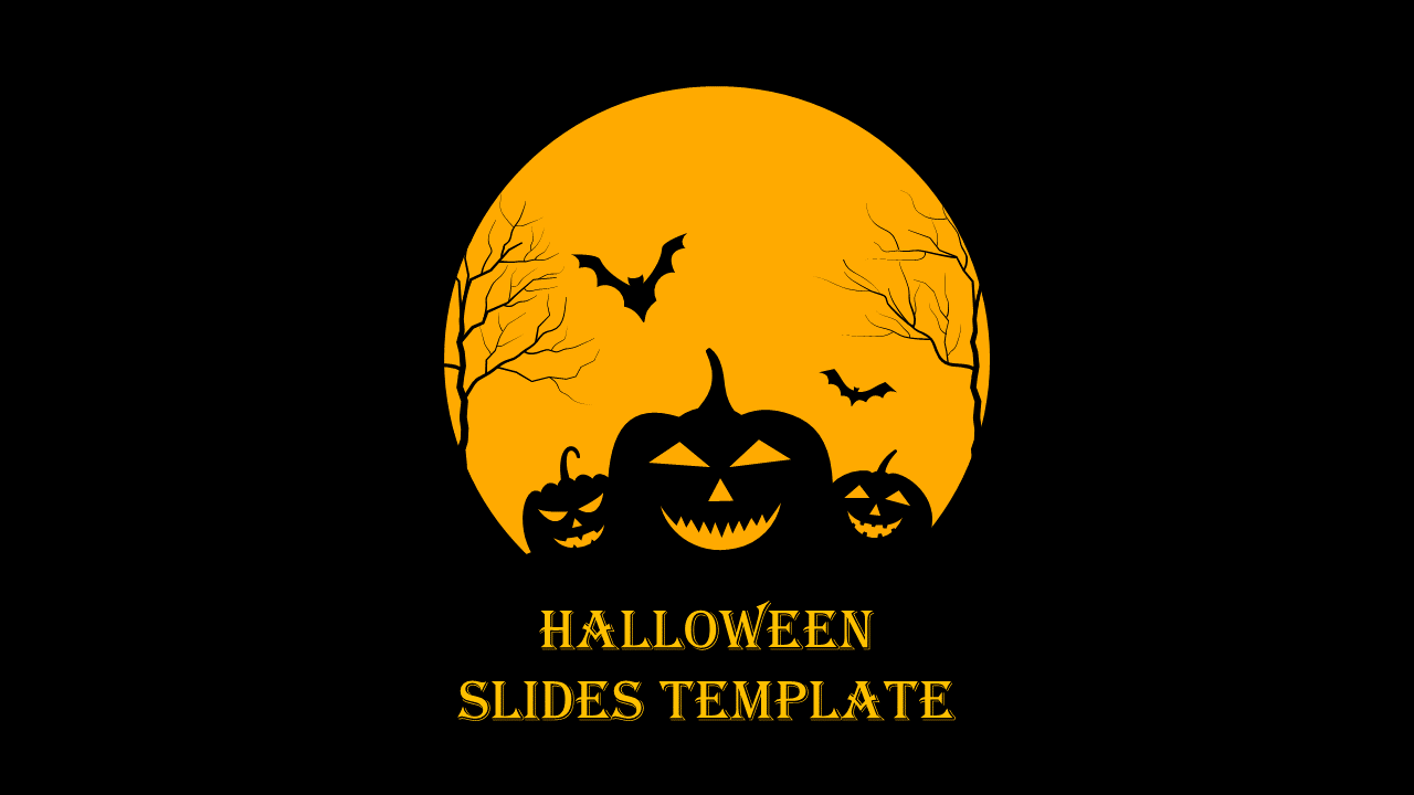Our Predesigned Halloween Slides Template Presentation